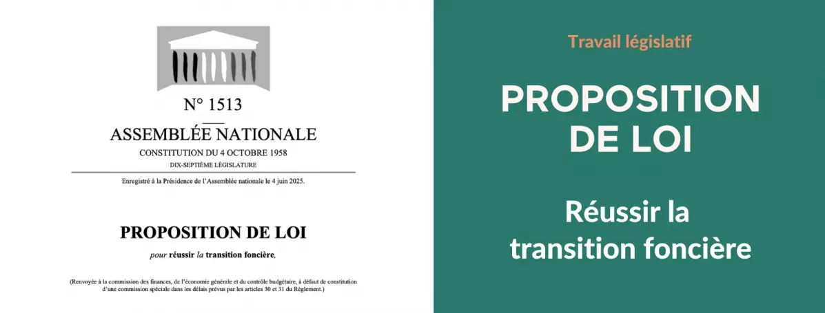 Dépôt de ma proposition de loi pour réussir la transition foncière