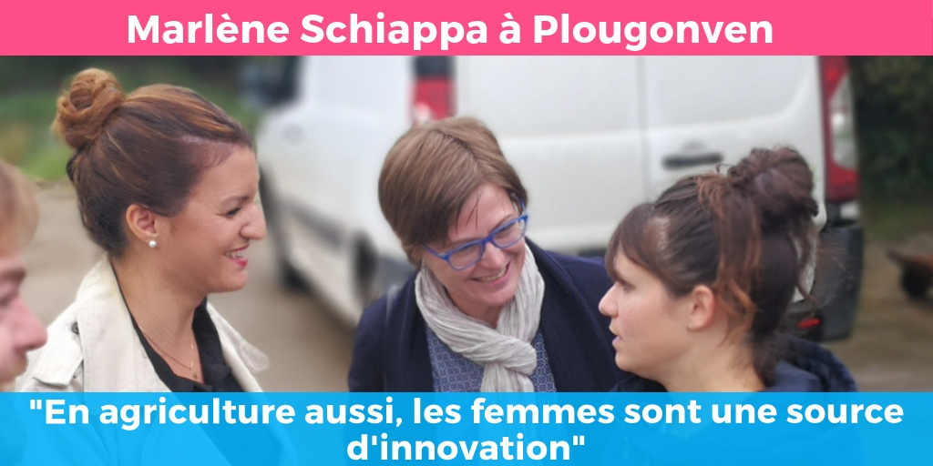 Marlène Schiappa à Plougonven : « En agriculture aussi, les femmes sont une source d’innovation »