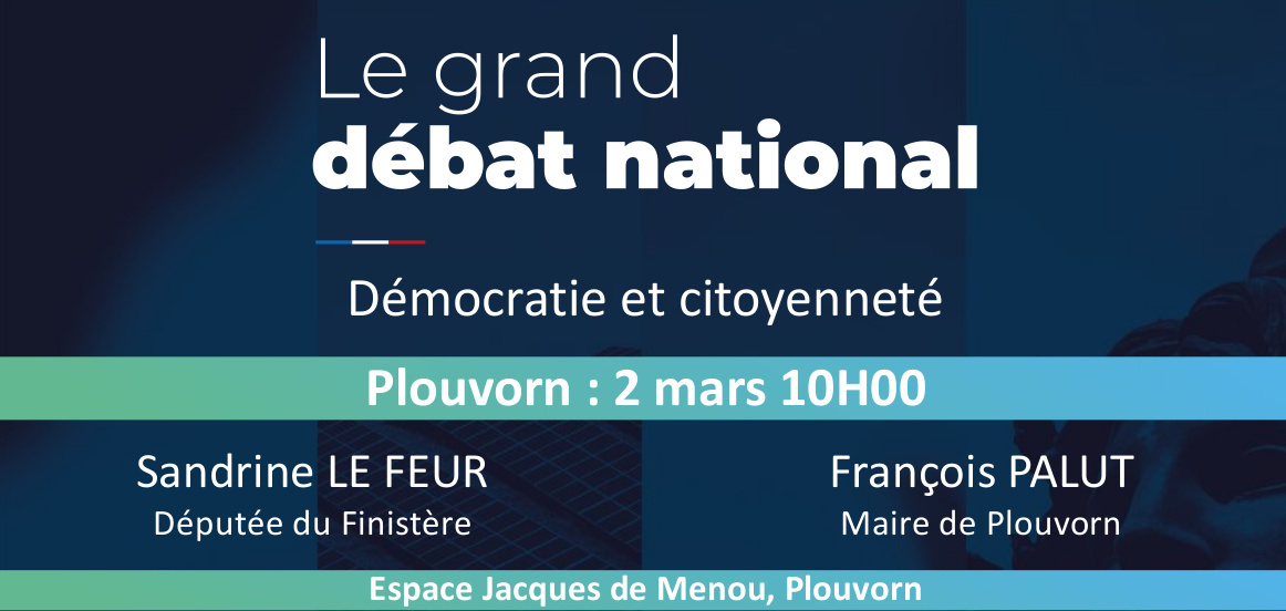 Grand Débat National : Démocratie et citoyenneté à Plouvorn le 2 mars